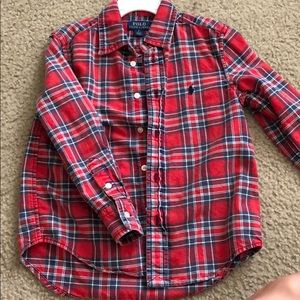 Polo boys button up shirt